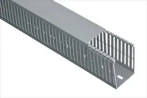 Elettrocanali ECS6040 perforēts kabeļu kanāls 60 x 40mm pelēks 2m