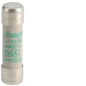 Hager LF332M Cylindrical Fuse Link 10x38mm aM 32A 400V AC
