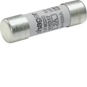 Hager LF402G Cylindrical Fuse Link 14x51mm 2A gG