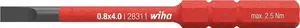 Wiha slimBit electric Slotted Screwdriver Bit 3.5mm x 75mm