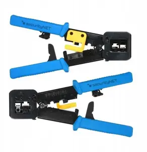 EZ RJ45 and RJ12 Pass-Through Connector Crimping Tool