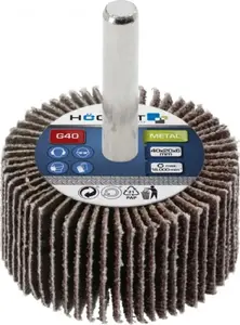 Högert Technik Flap Wheel with Shank 40x20x6 mm Grit 80