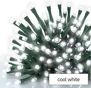 EMOS ZYK0104 Christmas LED String Lights, 100 LEDs, Cold White