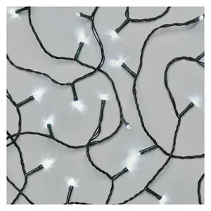 EMOS ZY0802T Party Decoration Garland, 80 LED, 5m Lead Cable, Green
