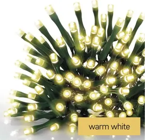 EMOS ZY1704T Christmas LED String Lights, 180 LEDs, Warm White