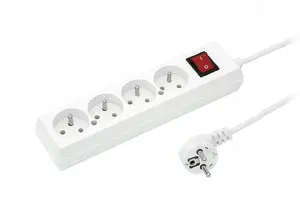 Velstro PS-470WS pagarinātājs, 4 kontaktligzdas ar slēdzi, 16A, 3m kabelis, 3x1.5mm²