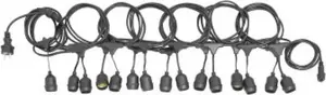 Zamel GS-15 Light Garland 15m with 15xE27 Sockets