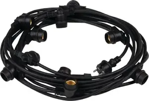 Kanlux GRL 35754 Outdoor String Light, 10x10W, E27, IP44, Transparent