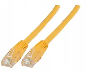 Патч-корд SecurityNET UTP кат.6, 1.5м, желтый, ПВХ