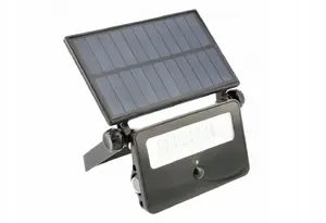 GTV LUMOS Solar LED Floodlight 10W 850lm 6400K with Motion Sensor IP65