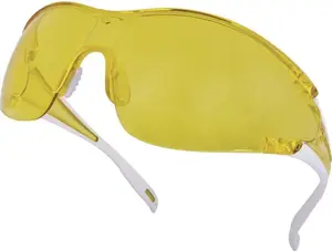 Delta Plus Egon Polycarbonate Safety Glasses, Yellow, UV400