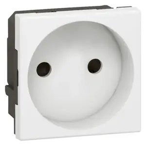 Розетка электрическая Legrand 077110 Mosaic 16А белая