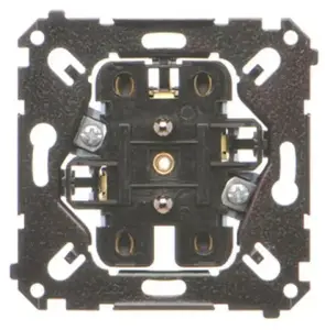 Kontakt-Simon Simon 55 Double Socket Outlet with Earthing, 16 A, 250 V, Quick Connect Terminals, Black Frame