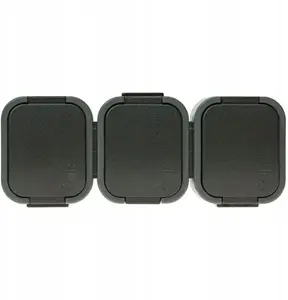 ORNO NT-316 B2 trīskāršā virsapmetuma kontaktligzda 3x2P+Z, IP54, pelēka/melna