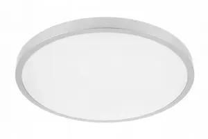 Потолочный светильник GTV ATOL LED, 32 Вт, 2560 лм, 4000K, IP54, серебристый