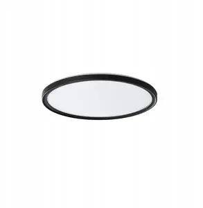 Светодиодный светильник Kanlux AZPO LED 22W, круглый, IP54, 2700лм, регулируемая цветовая температура 3000K/4000K/6000K, черный