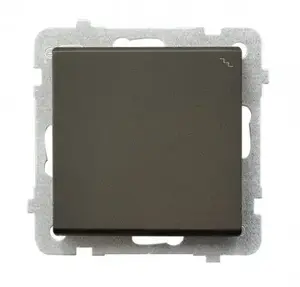 Ospel Sonata ŁP-3R/m/40 Single Staircase Switch, 16A 250V, Brown