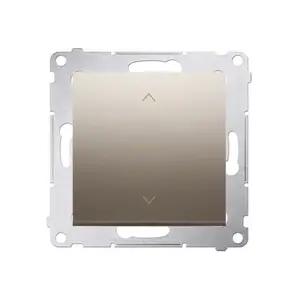Трехпозиционный выключатель жалюзи Kontakt-Simon DZW1K.01/44 10А 250В золотой