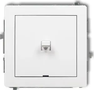 Karlik Deco Single-Pole American Style Switch, Matte White