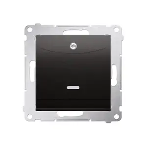 Kontakt-Simon DWH1.01/48 Hotel Switch, 10A 230V, Anthracite