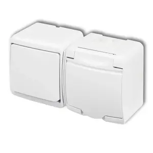 Кнопочный выключатель Karlik WGHH-1, IP54, 250В, 16А