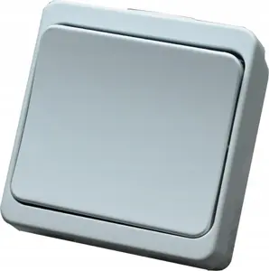 Timex JANTAR-bis Single Surface-Mounted Switch IP44 White