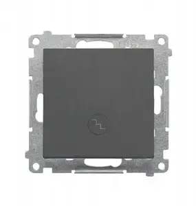 Kontakt-Simon TW6L.01/116 Staircase Switch with LED Backlight, Graphite Matte