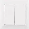 Timex Premium Double Light Switch, White (WP-3 Pr BI)