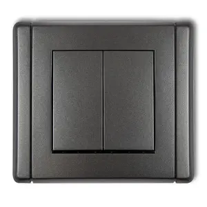 Выключатель Karlik 11FWP-2 Flexi, 10 А, графитовый