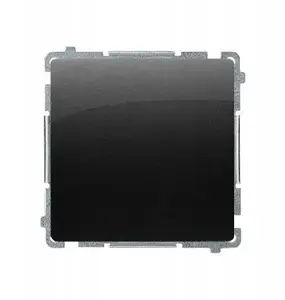 Kontakt-Simon Basic Single-Pole Switch Module 16AX 250V with Screw Terminals, Black
