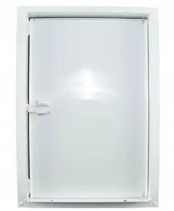 Ventika Metal Access Door DM20X25, 200x250 mm, White with Plastic Handle
