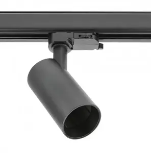 Трековый светильник GTV LIMA, 20 Вт, GU10, AC220-240В, IP20, круглый, черный