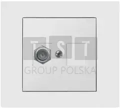 Elektro-Plast Vestra Single TV Antenna Socket F-Type Flush-Mounted IP20 White 3886-10