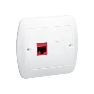 Компьютерная розетка Kontakt-Simon AF51/11 RJ45 категории 5e, белая