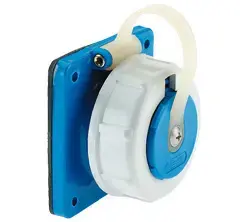 Bals 7153 CEE 7/3 Socket-Outlet 16A 250V IP68 Blue and White
