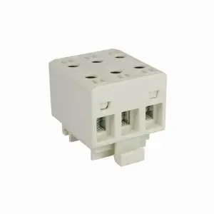 Распределительный блок ELEKTROPLAST WLZ35/3x16/s трехполюсный для AL/CU 3x16мм2, серый, монтаж на DIN-рейку и поверхность