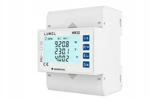 Трехфазный измеритель параметров сети Lumel NR32 для сетей 3P и 4P 100В-600В