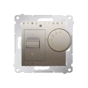 Kontakt-Simon DRT10W.02/44 Temperature Regulator with Internal Sensor, Gold
