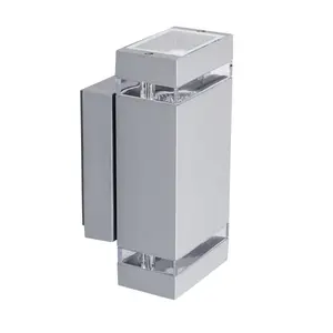 Kanlux 22442 Outdoor Wall Light, GU10, 70W, IP44, Aluminium, Grey