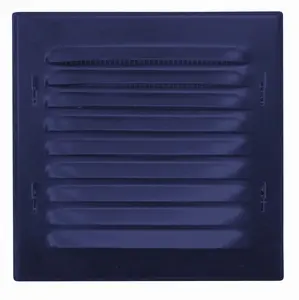 Металлическая вентиляционная решетка Ventika WX2GR с сеткой 165x230 мм, серая