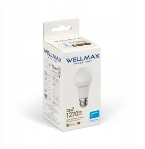 Wellmax LED spuldze 13W E27 1270lm 4000K neitrāli balta gaisma SAMSUNG