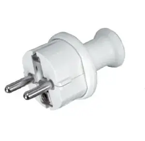 Opal WT-40H Straight Rewirable Plug 16A IP44 White