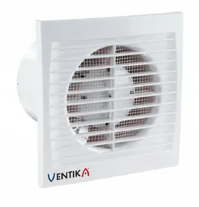 Ventika SUBTIL D125SH aksiālais ventilators 125mm 230V 16W 180m3/h 35dB ar taimeri un mitruma sensoru