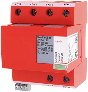 Устройство защиты от перенапряжений Dehn Тип T1+T2 12,5кА 50кА 4P EMOB M 3P 255 FM