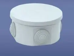 Герметичная распределительная коробка для накладного монтажа ELEKTROPLAST PO-80B IP44 белая