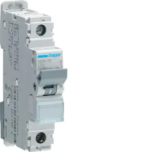 Автоматический выключатель Hager NDN125 1P D 25A 10kA