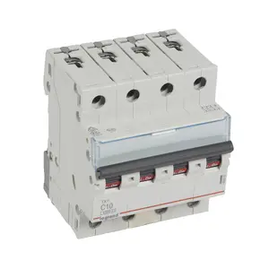 Автоматический выключатель Legrand TX3, 4-полюсный, 10А, тип C, 6кА