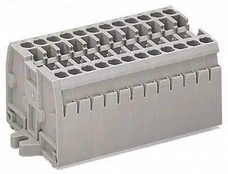 Wago 869-109 9-polu spaiļu bloks, pelēks