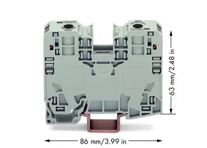 Wago 285-135 caurejošā spailes bloks Photo 2