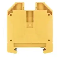 Weidmüller 1010500000 WPE 35 Protective Earth Terminal Block, Green/Yellow